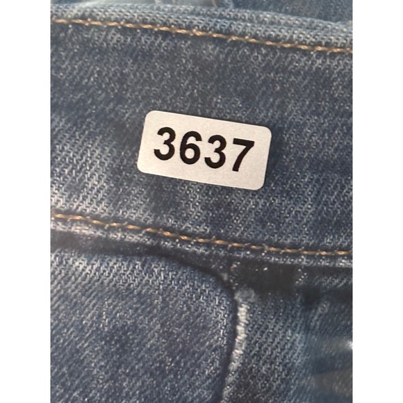 J.Crew Women 32(Measured 34) 2-Tone Tuxedo Stripe Jeans Med Wash Distressed - Picture 12 of 12